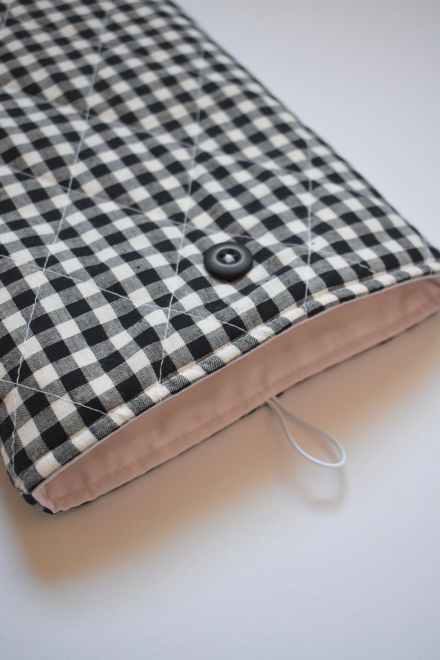 Gingham Large Book Sleeve