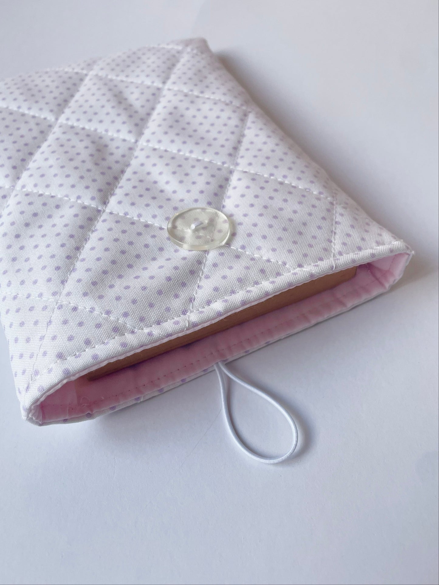 Lilac Polka E-Reader Sleeve