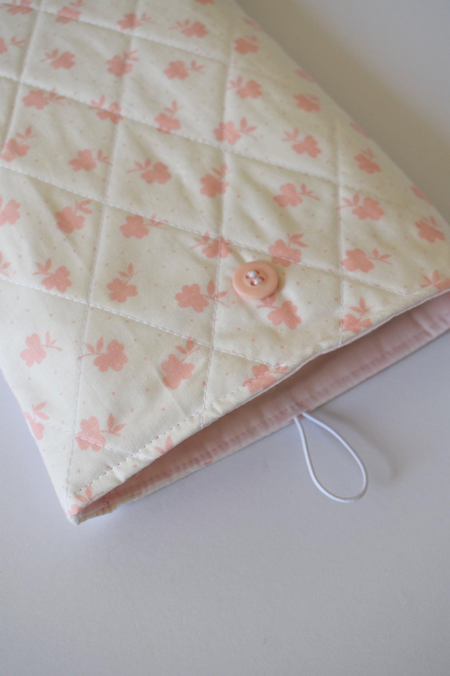 Pink Rose Large Book Sleeve