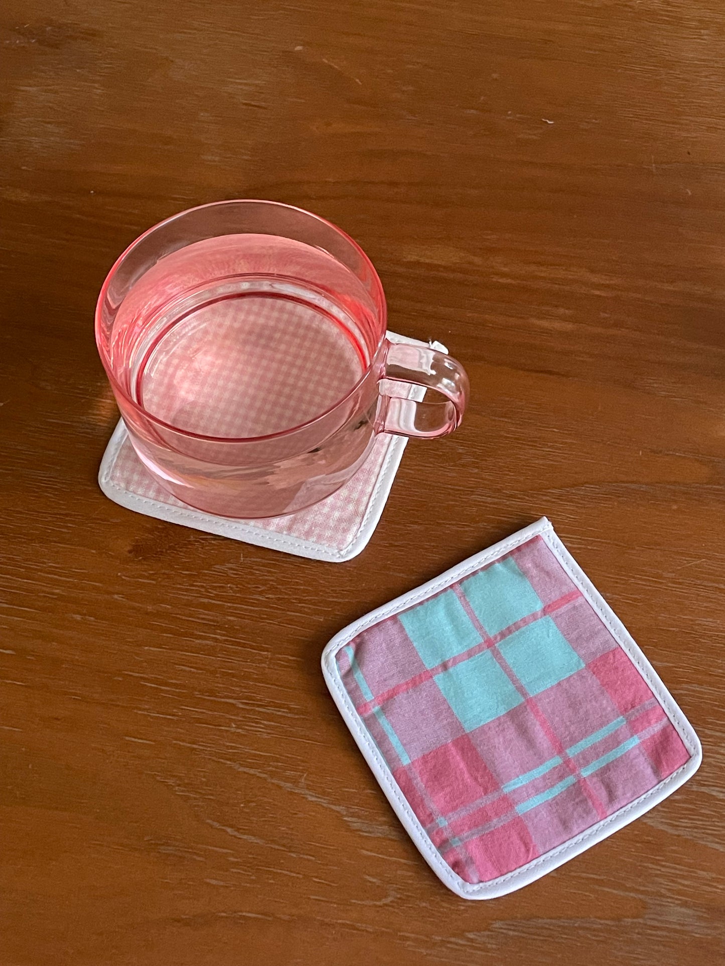 Pink Reversible Coasters