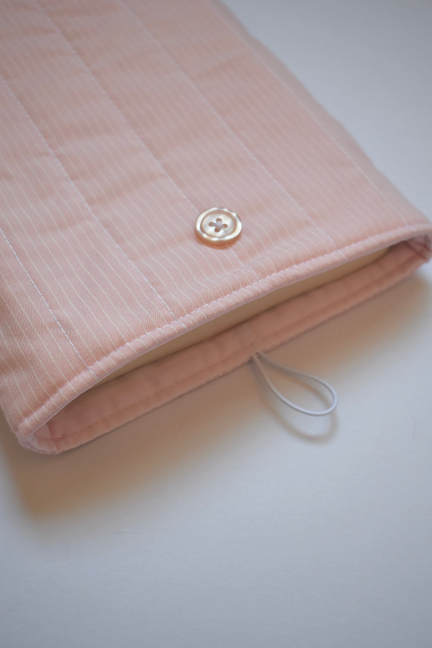 Pink Stripe Large Book Sleeve
