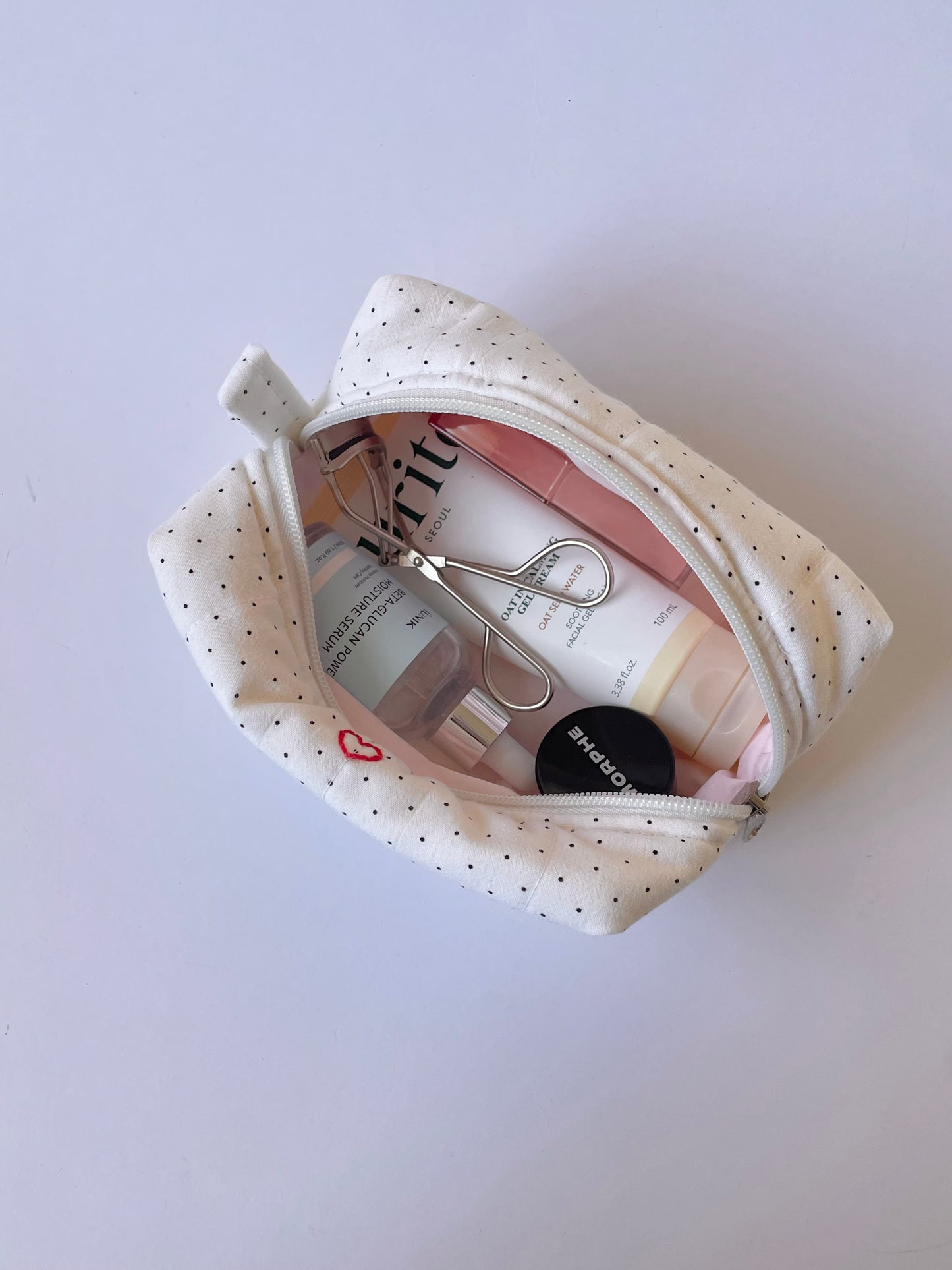 Polka Dot Makeup Bag