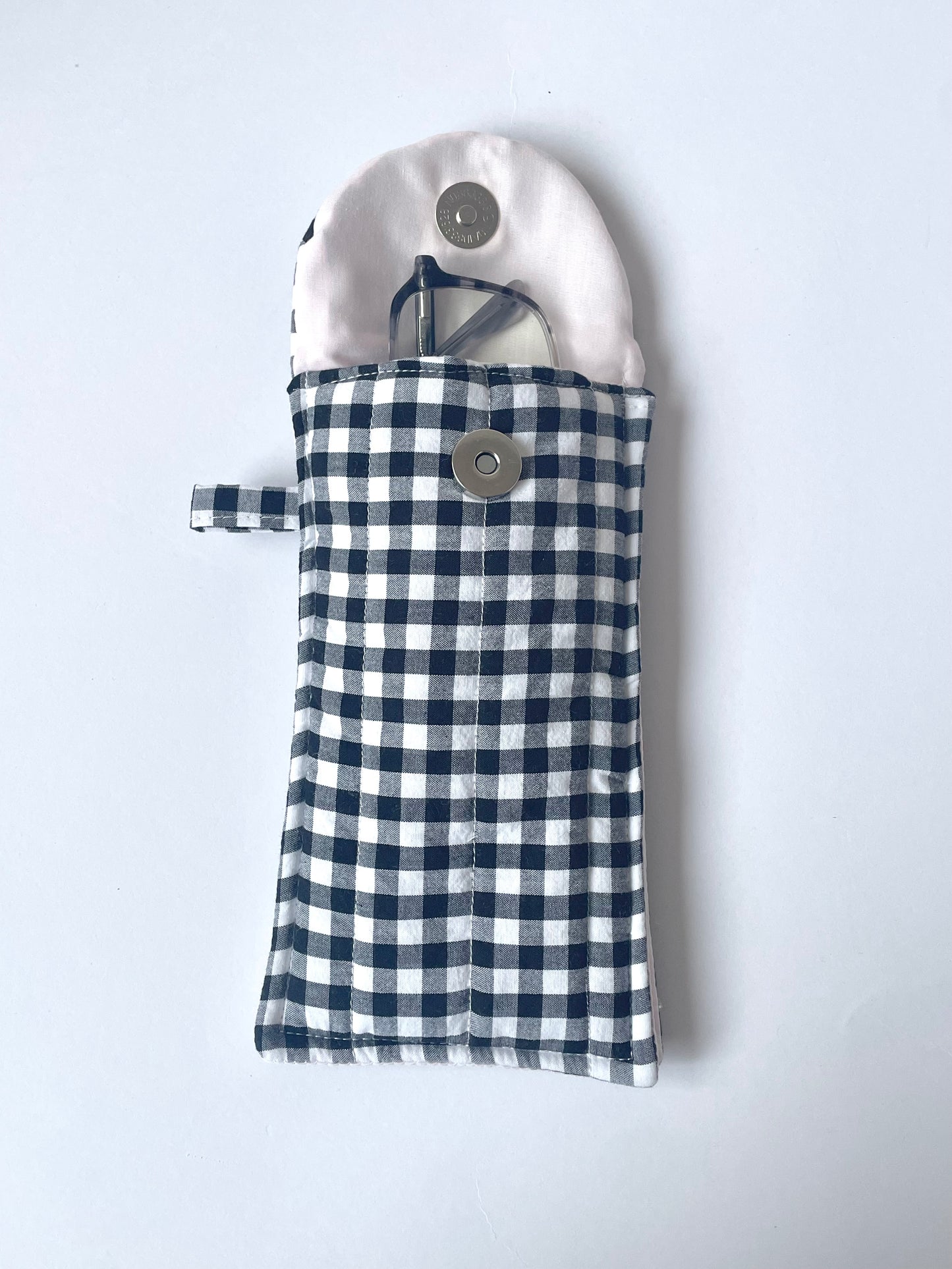 Gingham Glasses Pouch