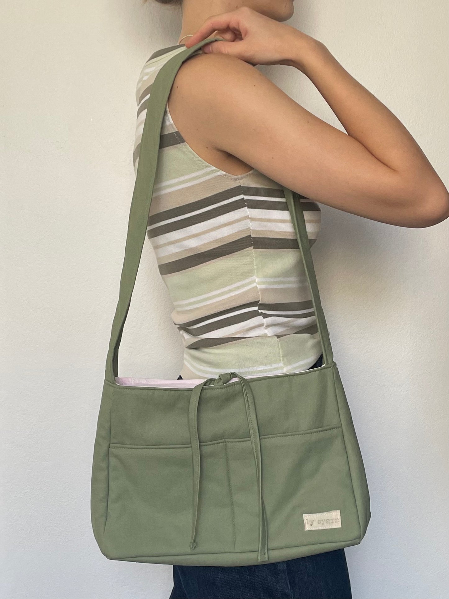 Sage Mini Bow Bag