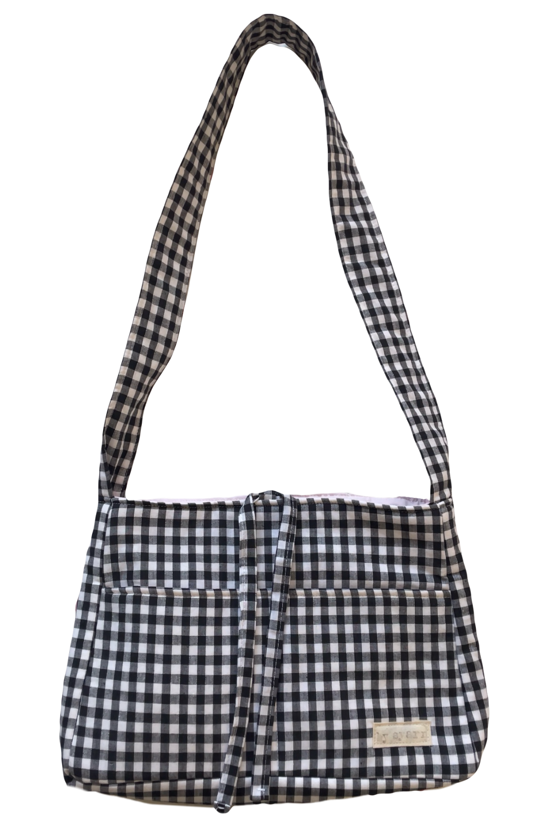 Gingham Mini Bow Bag
