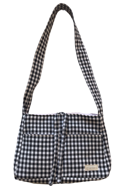 Gingham Mini Bow Bag
