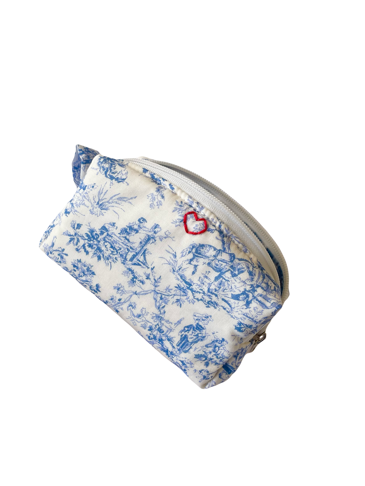 Toile De Jouy Purse Pouch