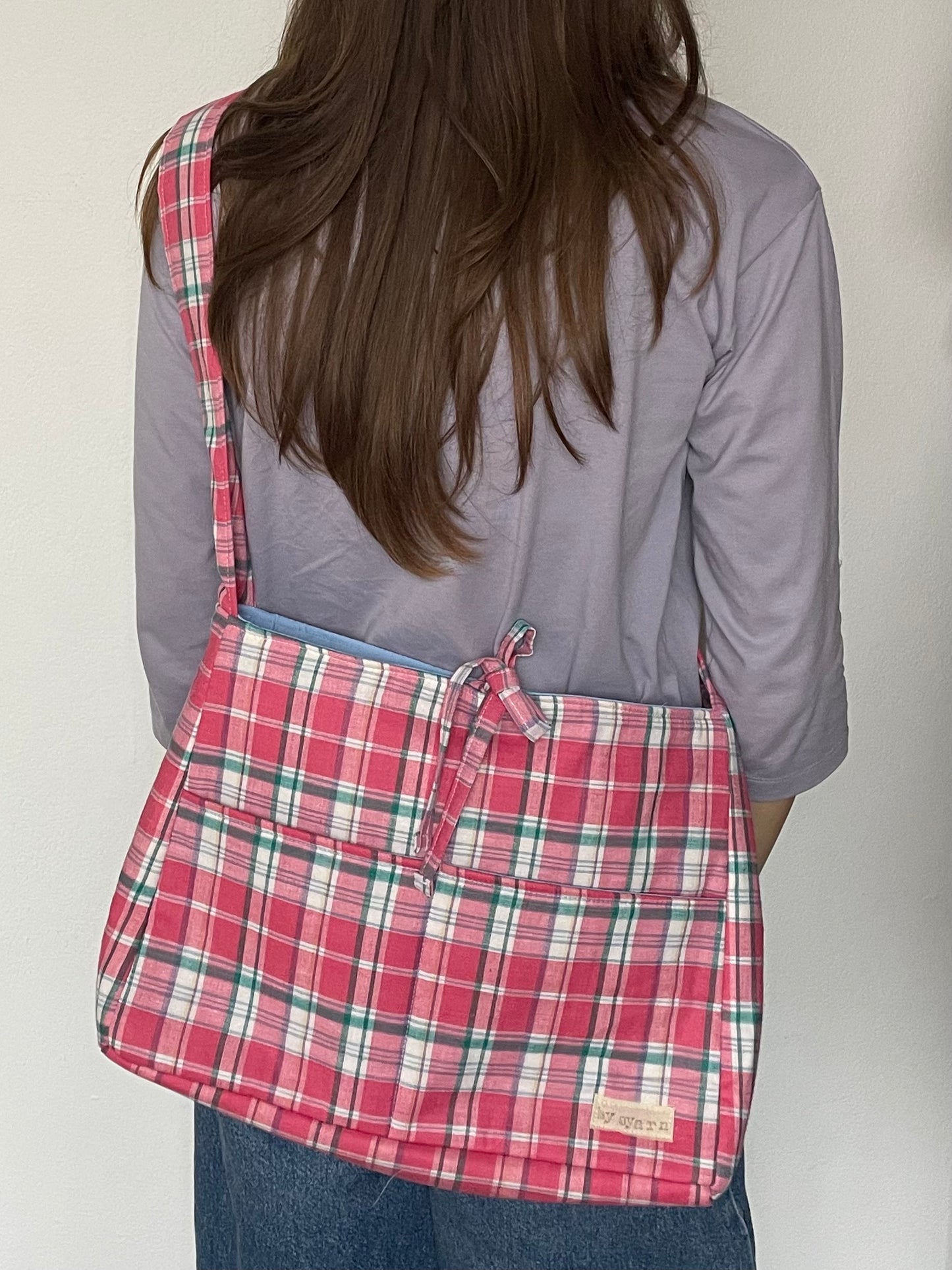 Pink Picnic Tote Bow Bag