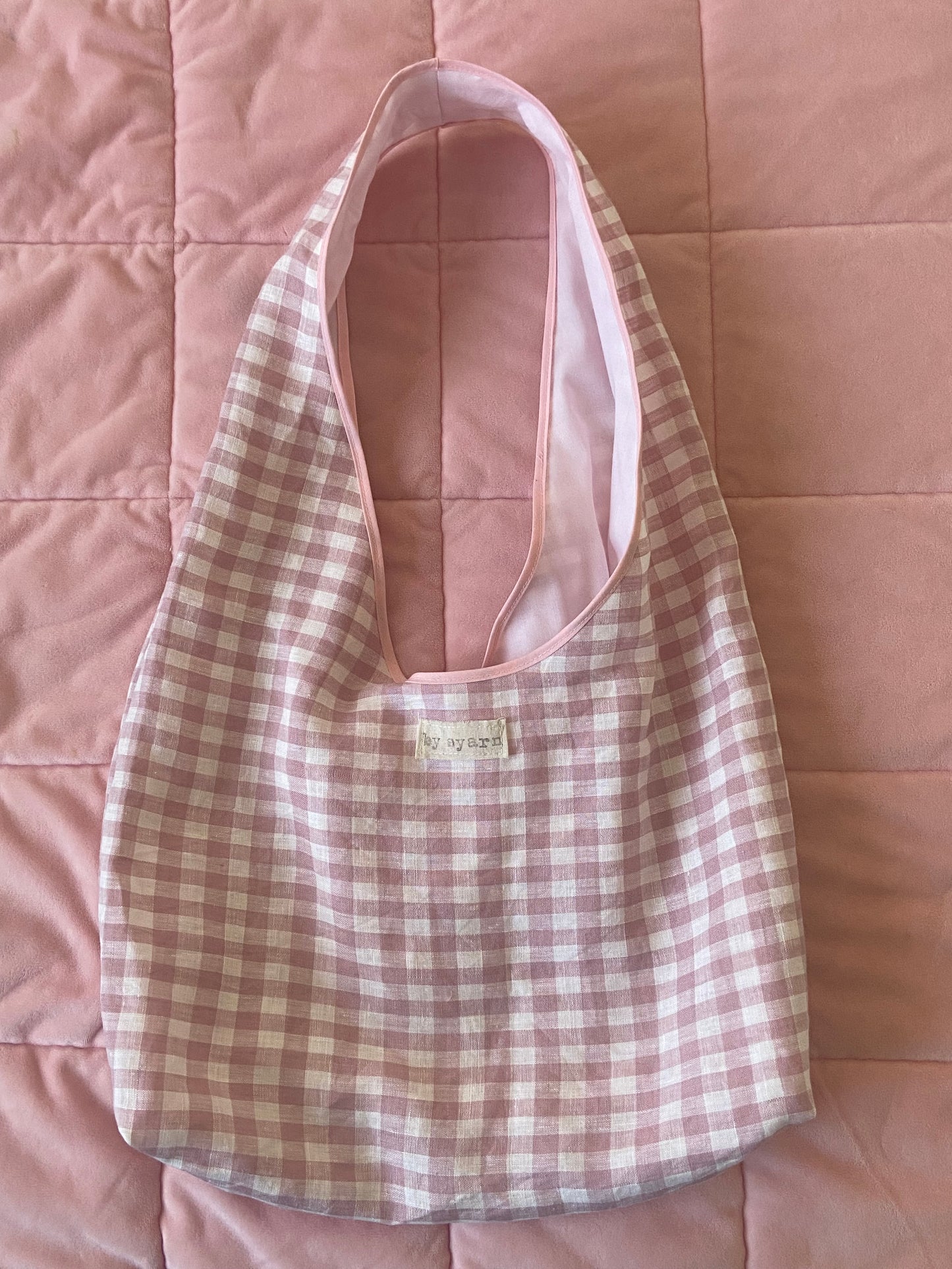 Blush Slouchy Bag