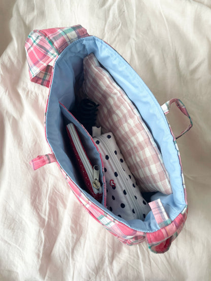 Pink Picnic Mini Bow Bag