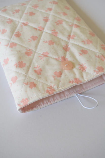 Pink Rose Book Sleeve