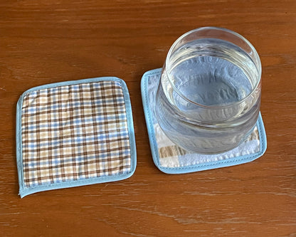 Blue Reversible Coasters