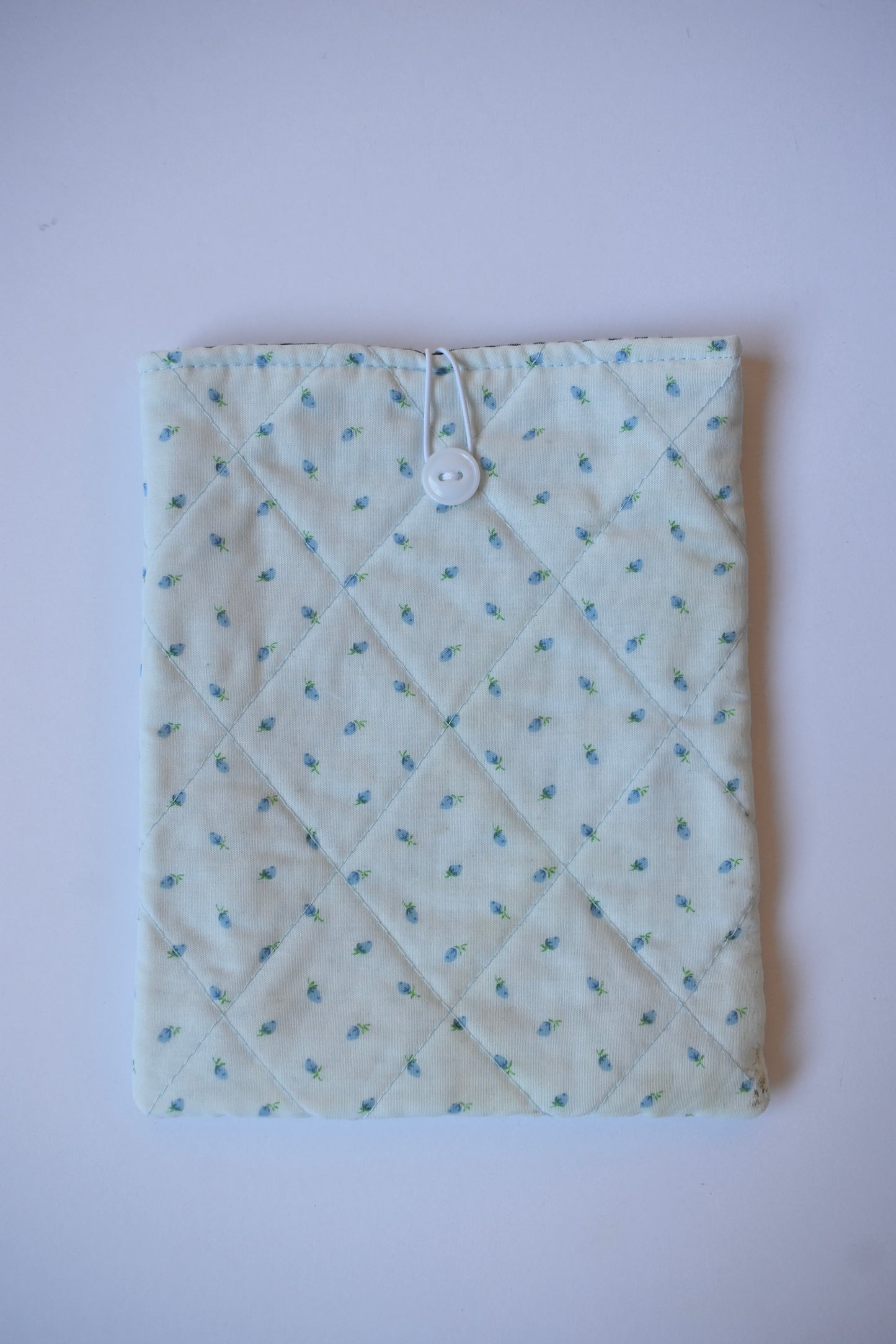 Blue Floral E-Reader Sleeve (Seconds Sale)