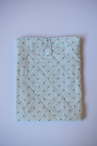 Blue Floral E-Reader Sleeve (Seconds Sale)