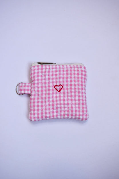 Pink Flat Bag Charm