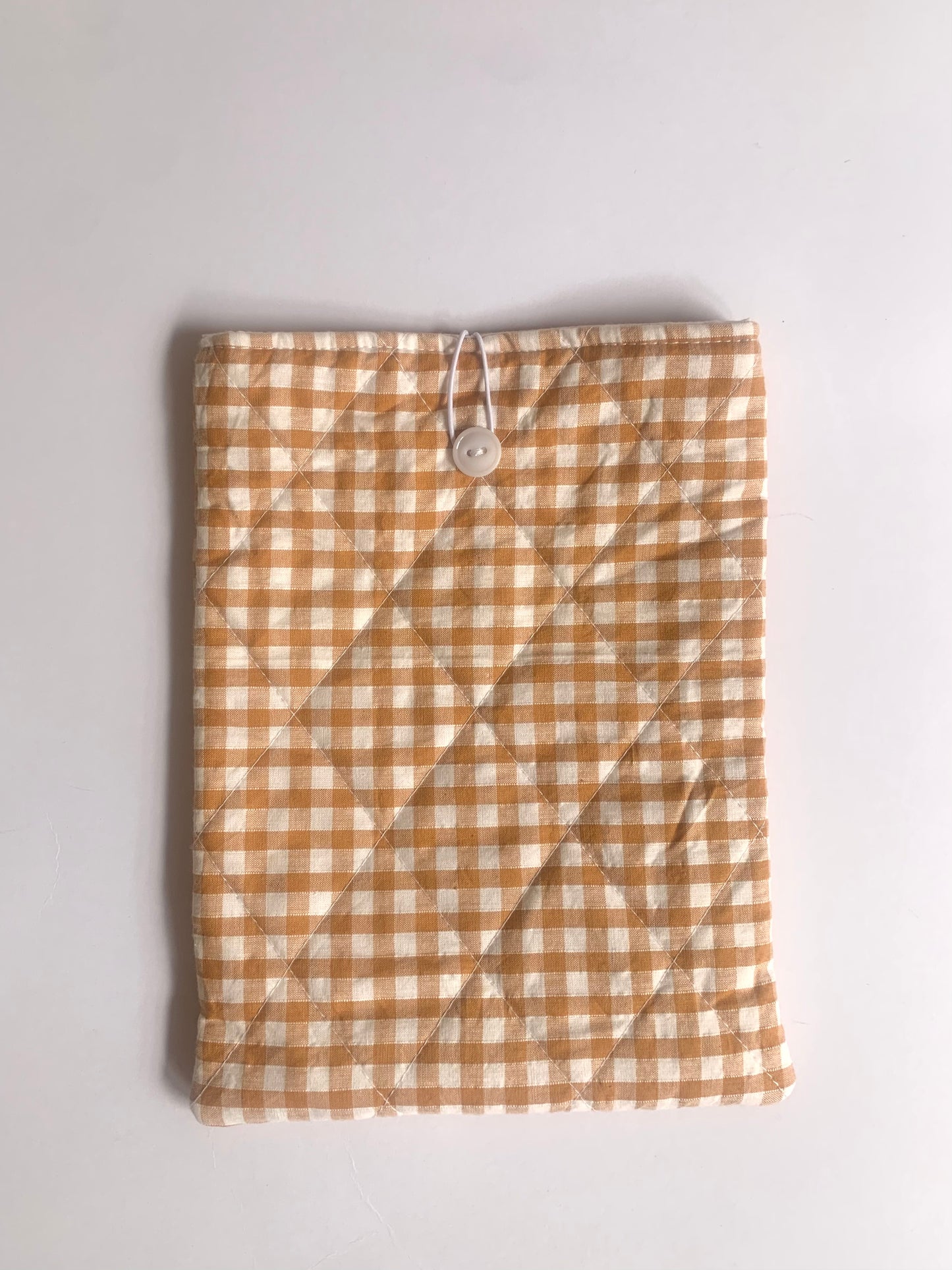 Honey Gingham Book Sleeve