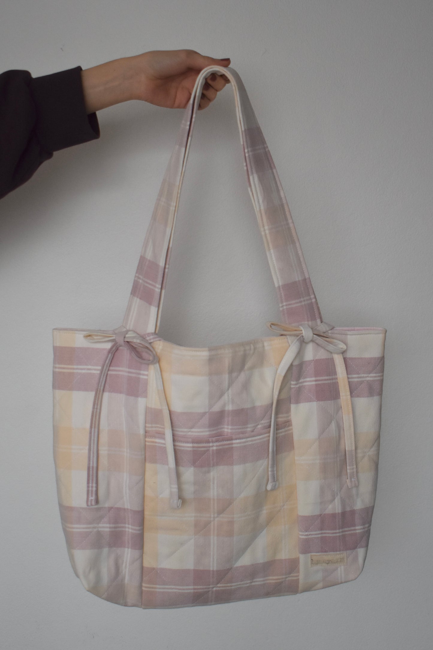 Mango Quilted Tote Bag