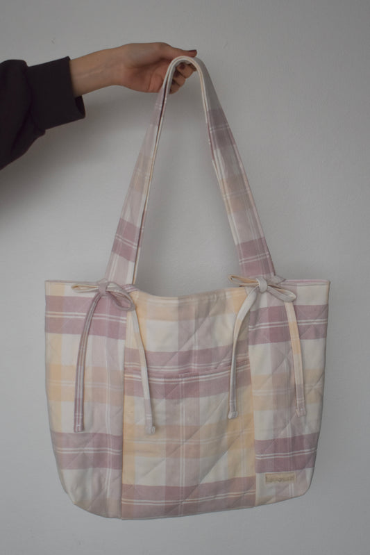 Mango Quilted Tote Bag