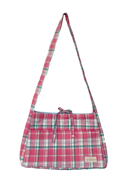 Pink Picnic Mini Bow Bag