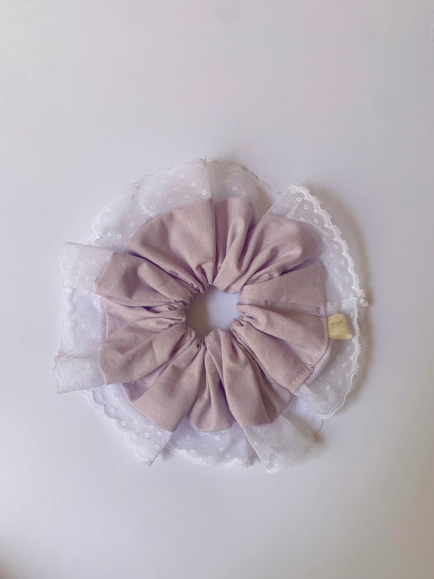 Lilac Lace Scrunchie