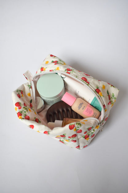 Berry Jumbo Makeup Bag