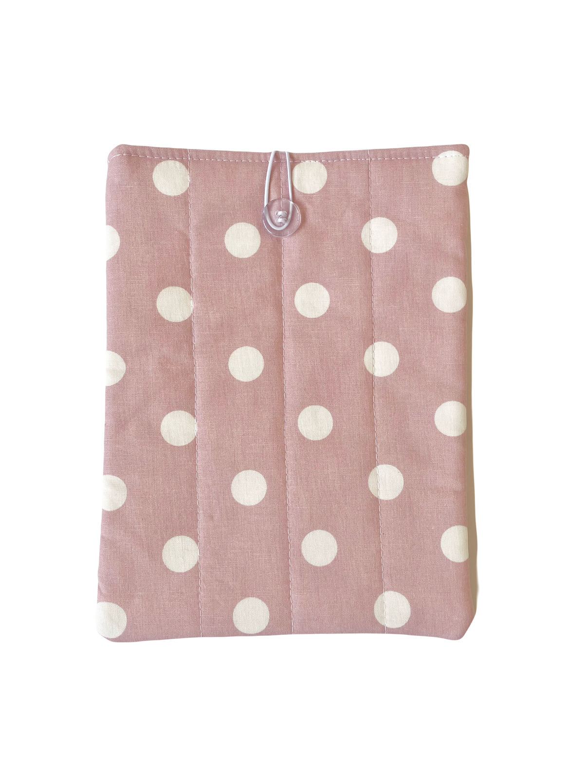 Pink Polka Dot Book Sleeve