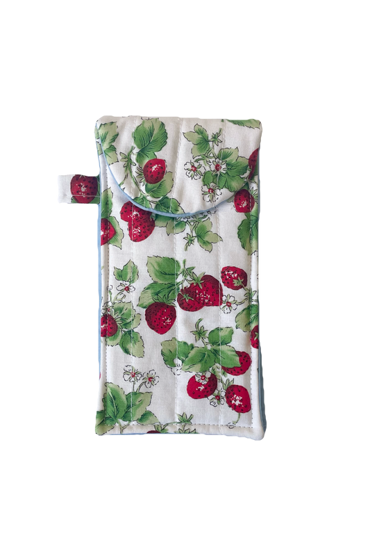 Strawberry Glasses Pouch