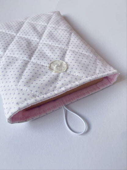 Lilac Polka E-Reader Sleeve