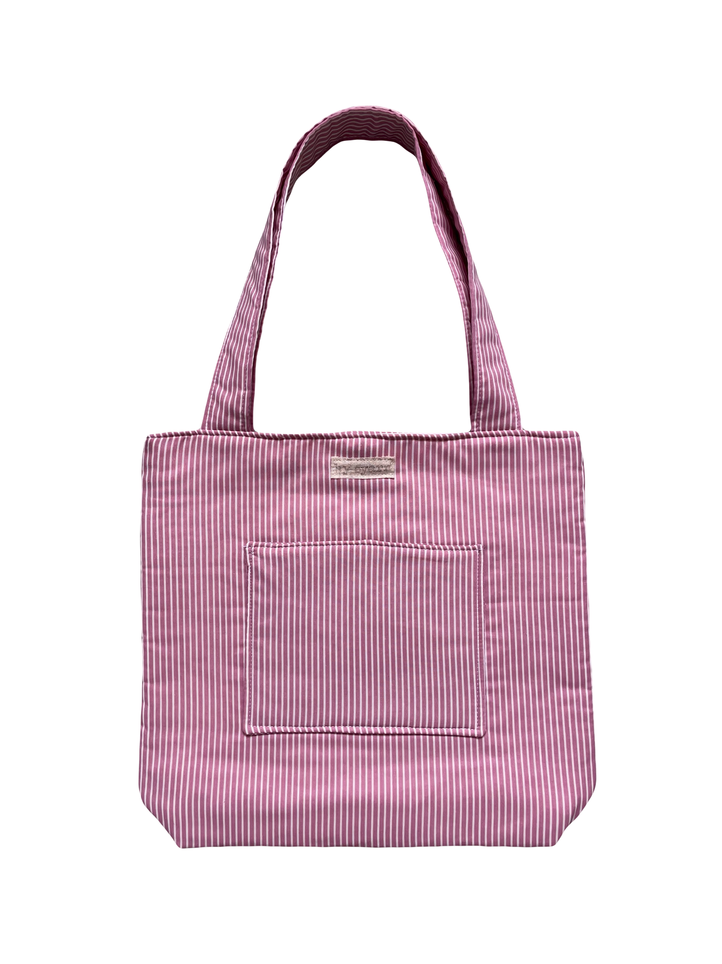 Pink Stripe Everyday Tote Bag
