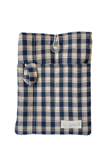Cottage Blue Book Sleeve with Pocket