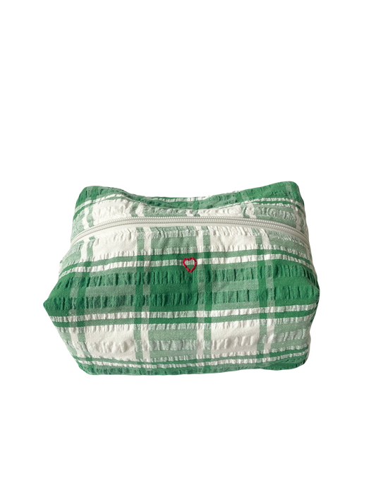 Green Jumbo Makeup Bag