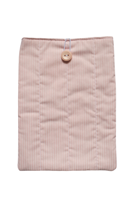 Pink Stripe Book Sleeve