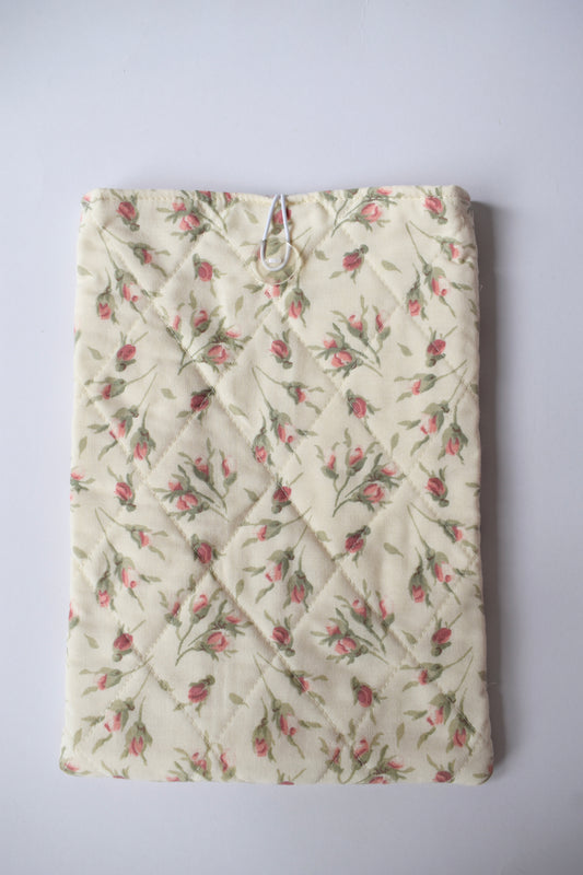 Vintage Floral Large Book Sleeve