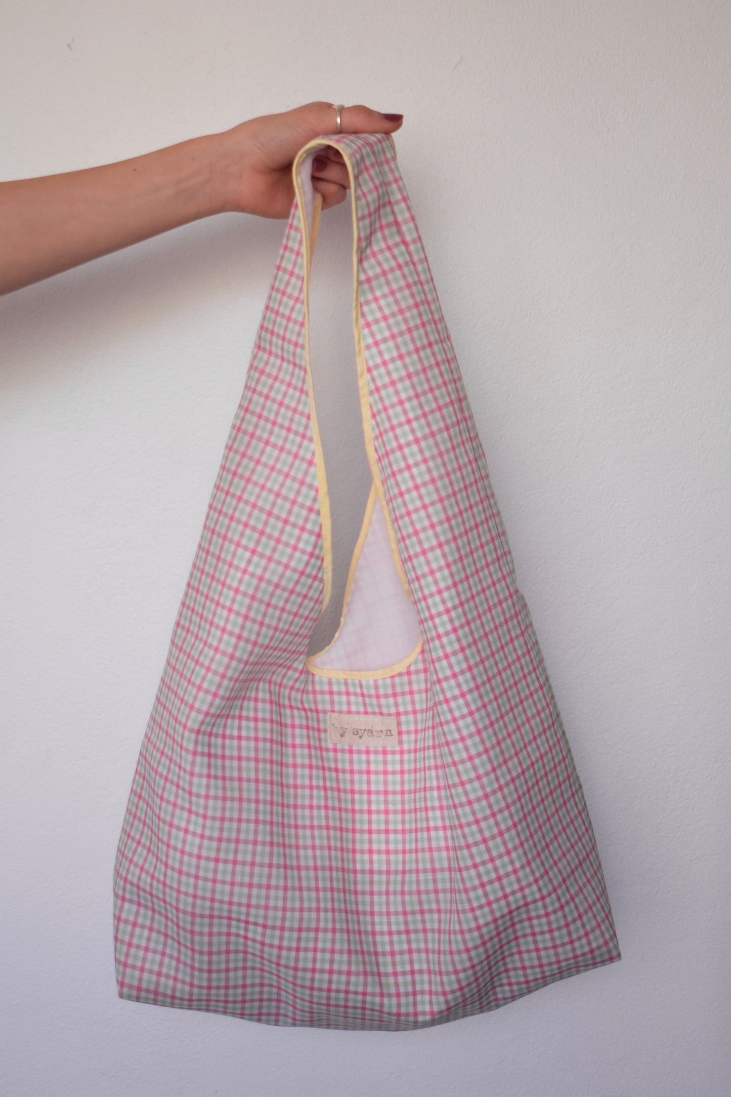 Summer Check Slouchy Bag
