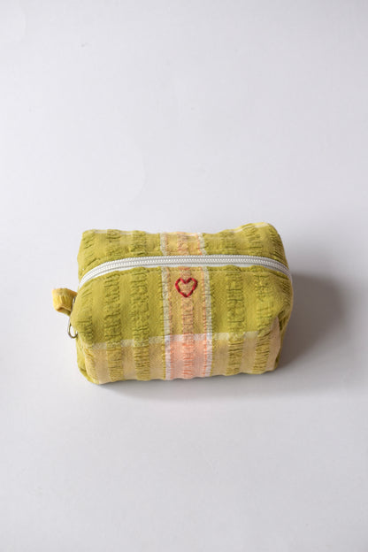 Chartreuse Mini Makeup Bag