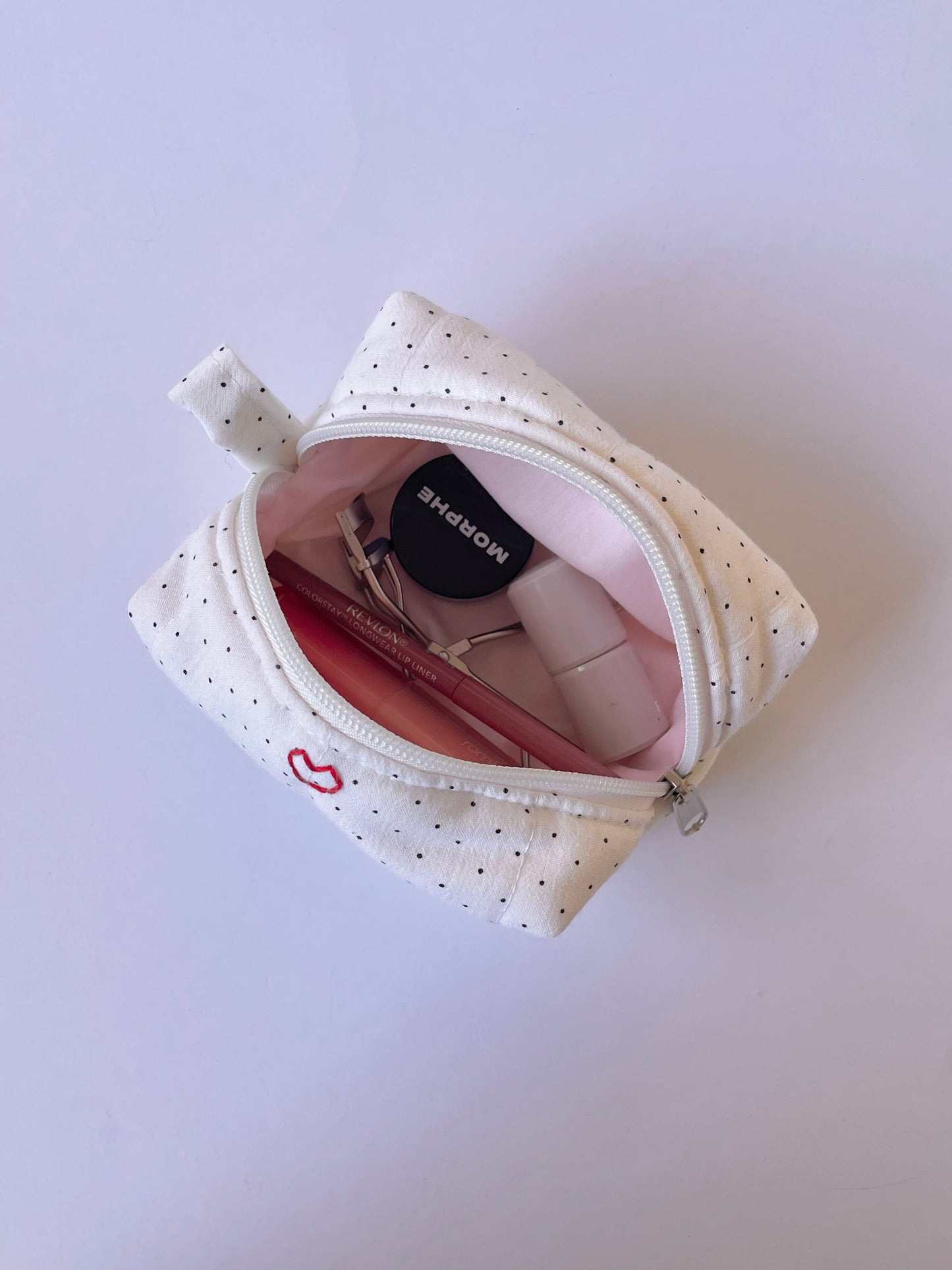 Polka Dot Mini Makeup Bag