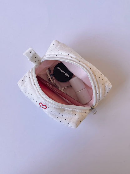 Polka Dot Mini Makeup Bag