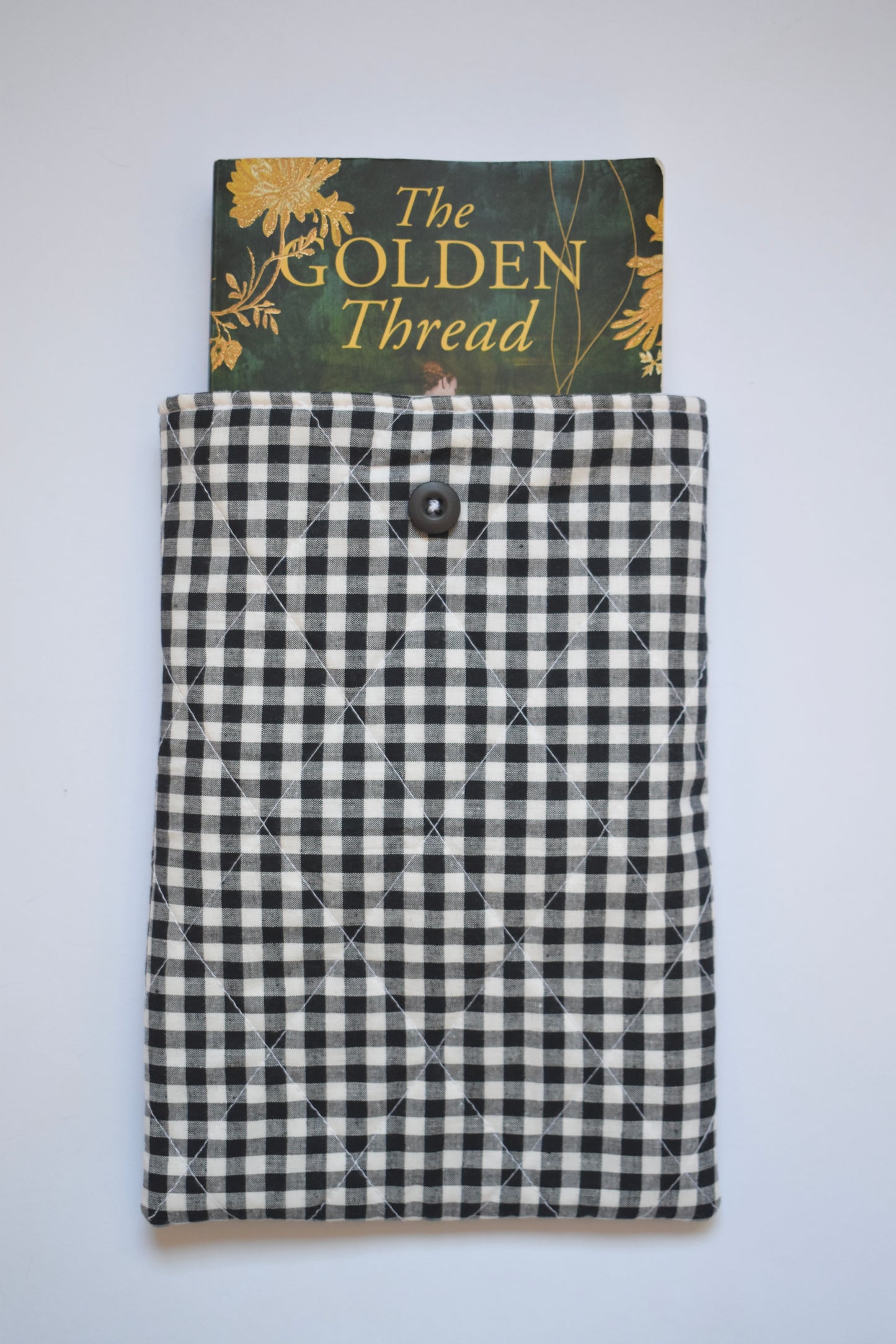 Gingham Large Book Sleeve