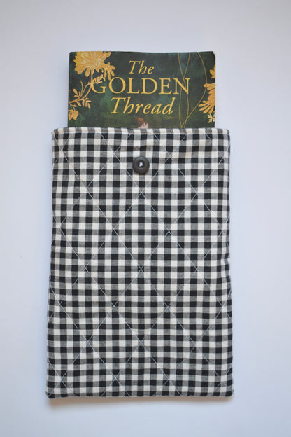 Gingham Large Book Sleeve