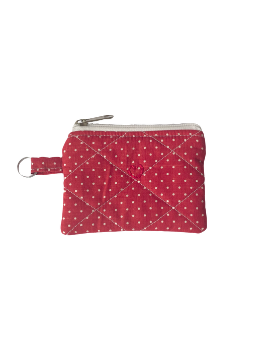 Red Polka Mini Pouch