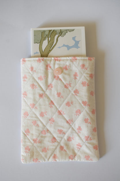 Pink Rose Book Sleeve