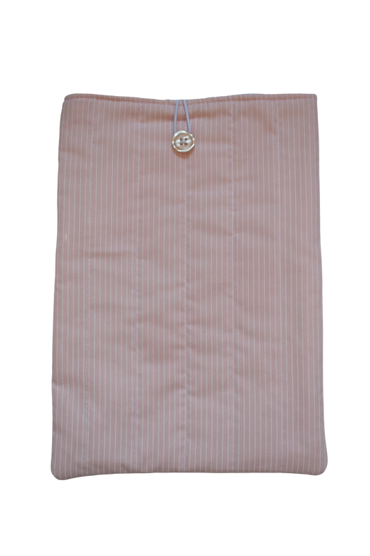 Pink Stripe Large Book Sleeve