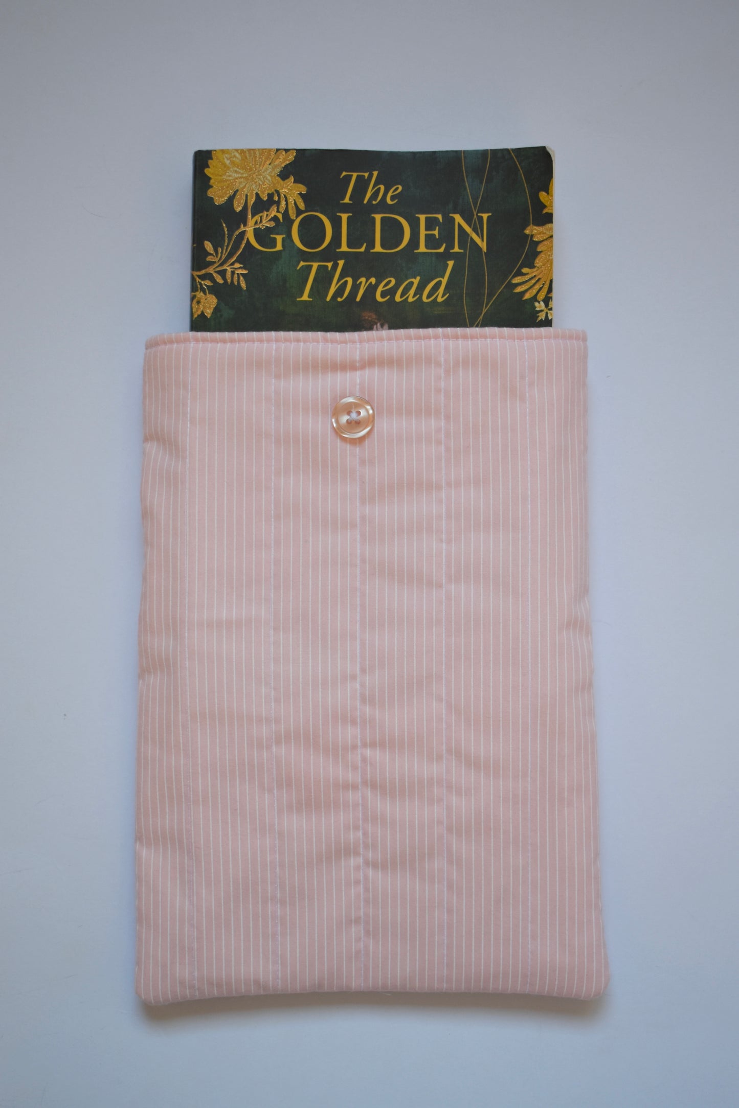 Pink Stripe Large Book Sleeve