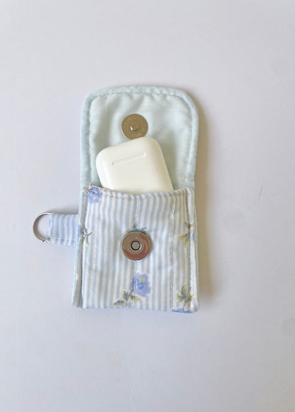 Blue Floral AirPods Case