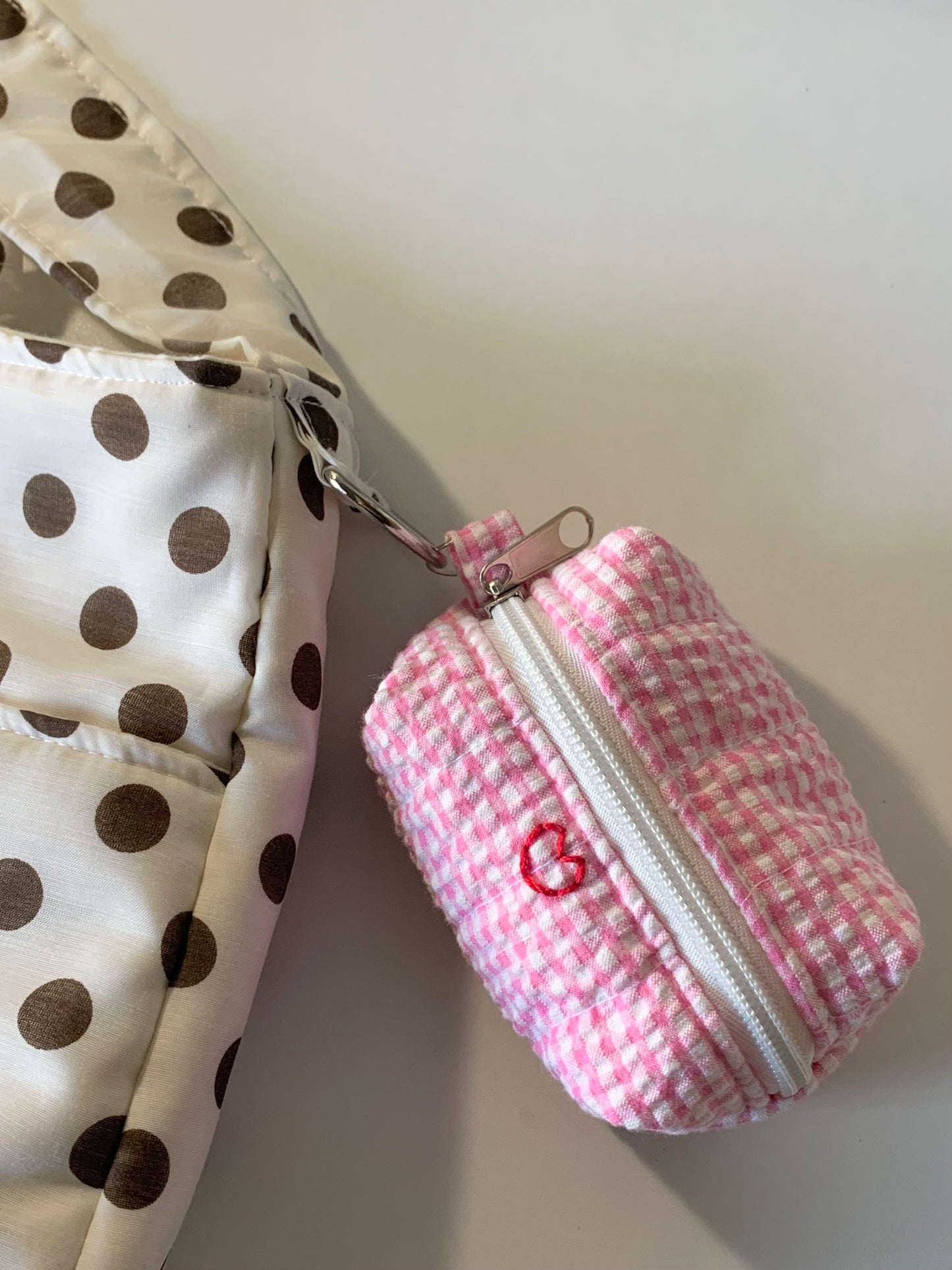 Pink Boxy Bag Charm
