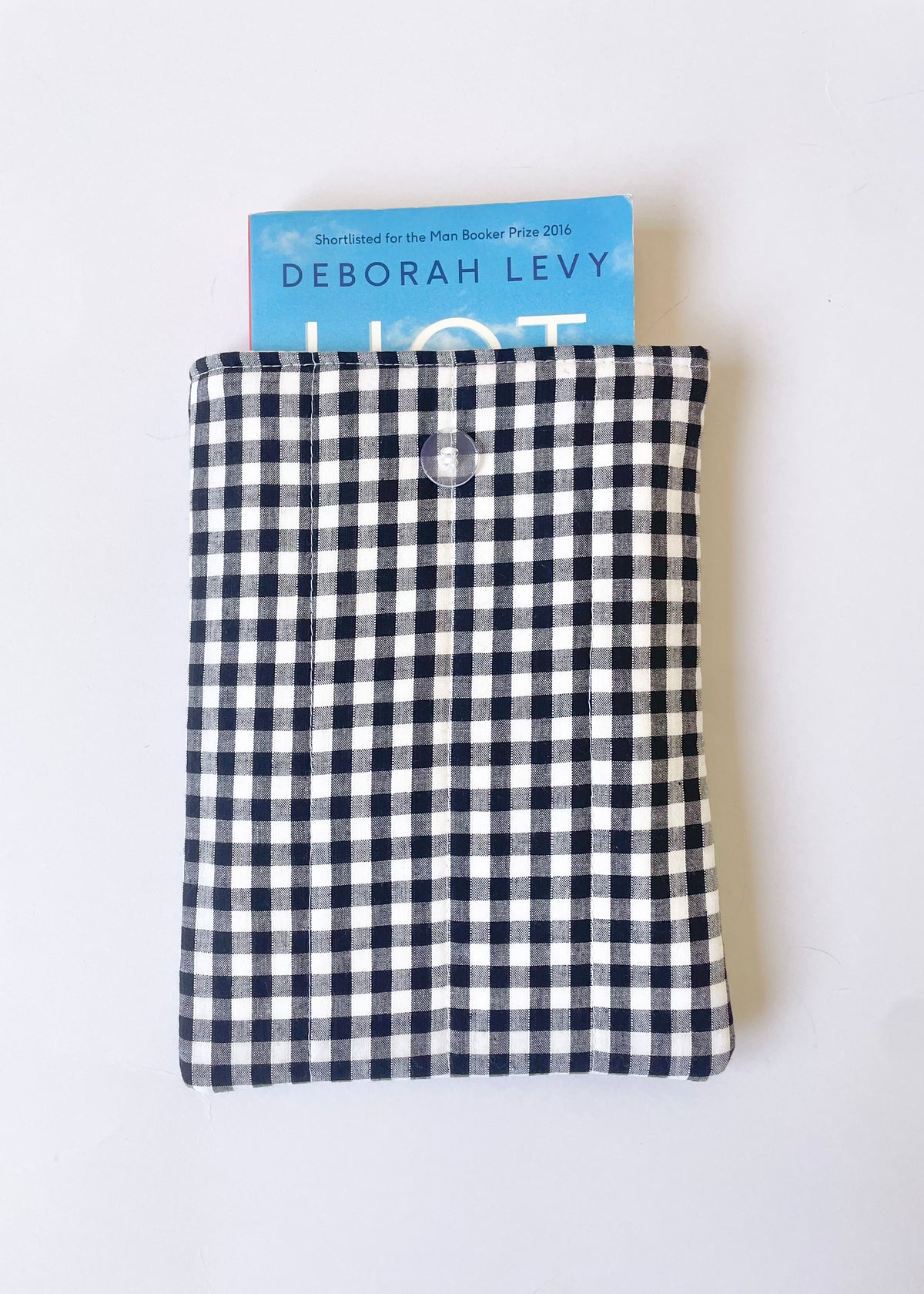 Gingham Book Sleeve