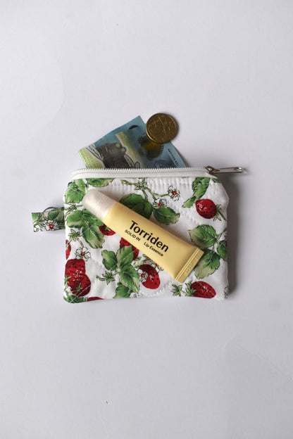Strawberry Fields Mini Pouch