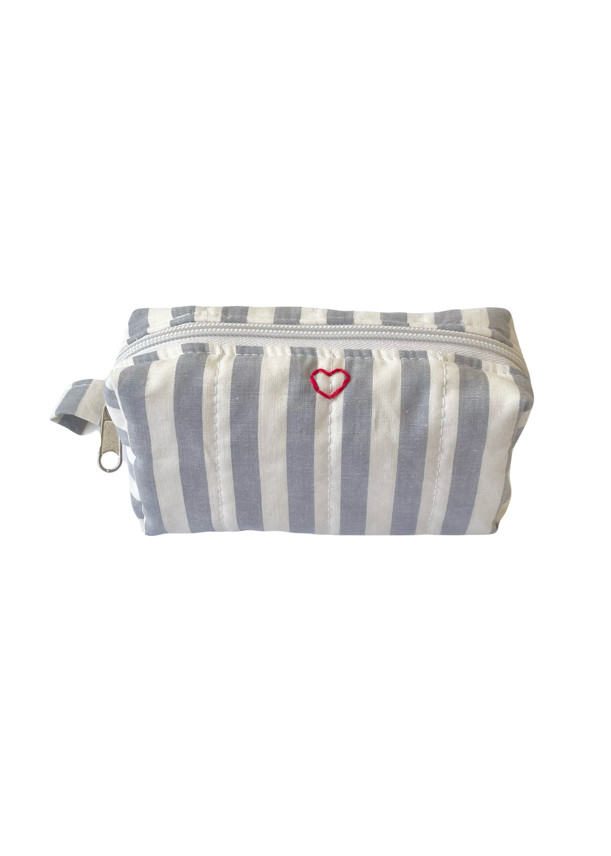 Grey Stripe Camera Pouch