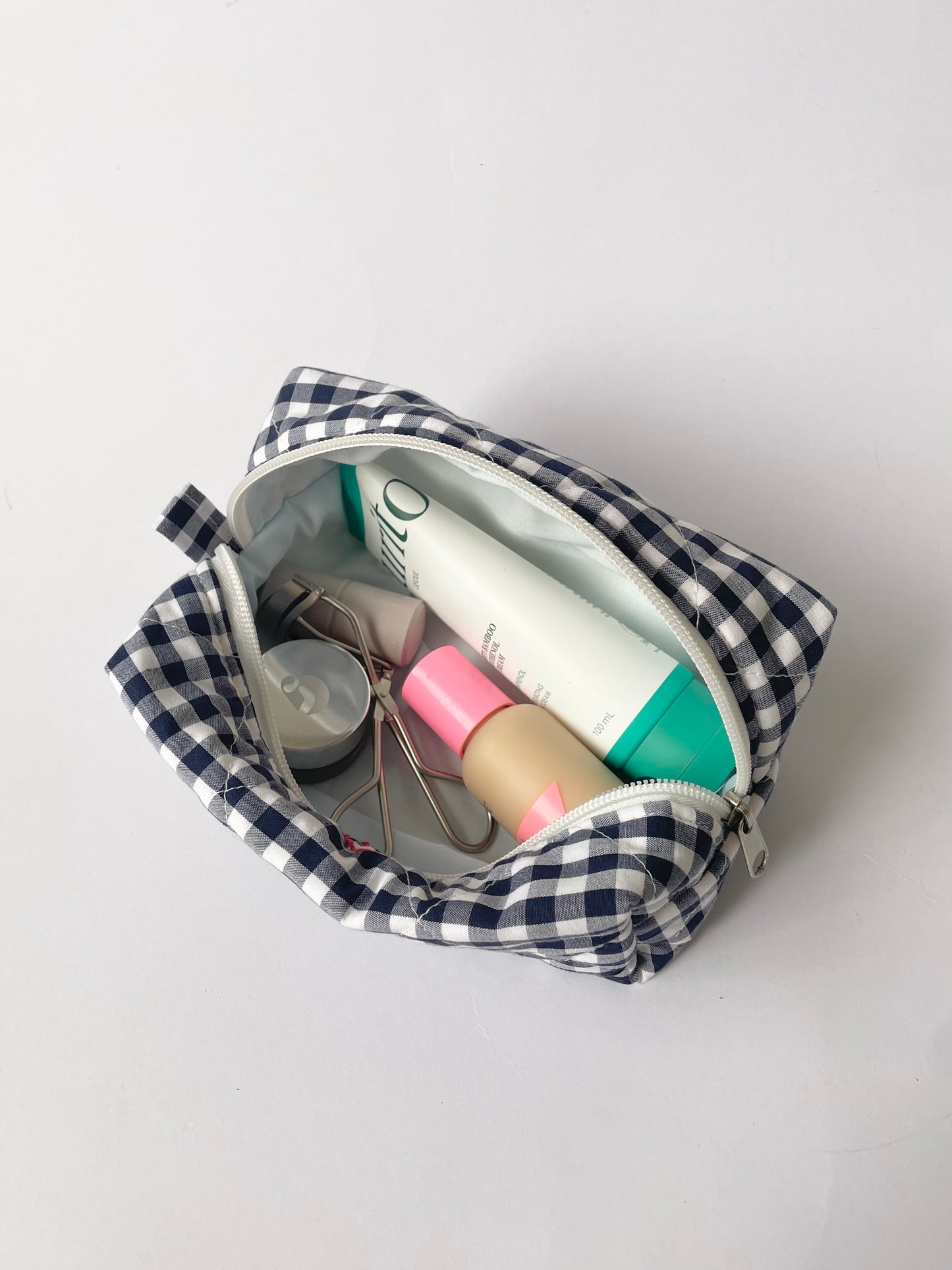 Navy Makeup Bag