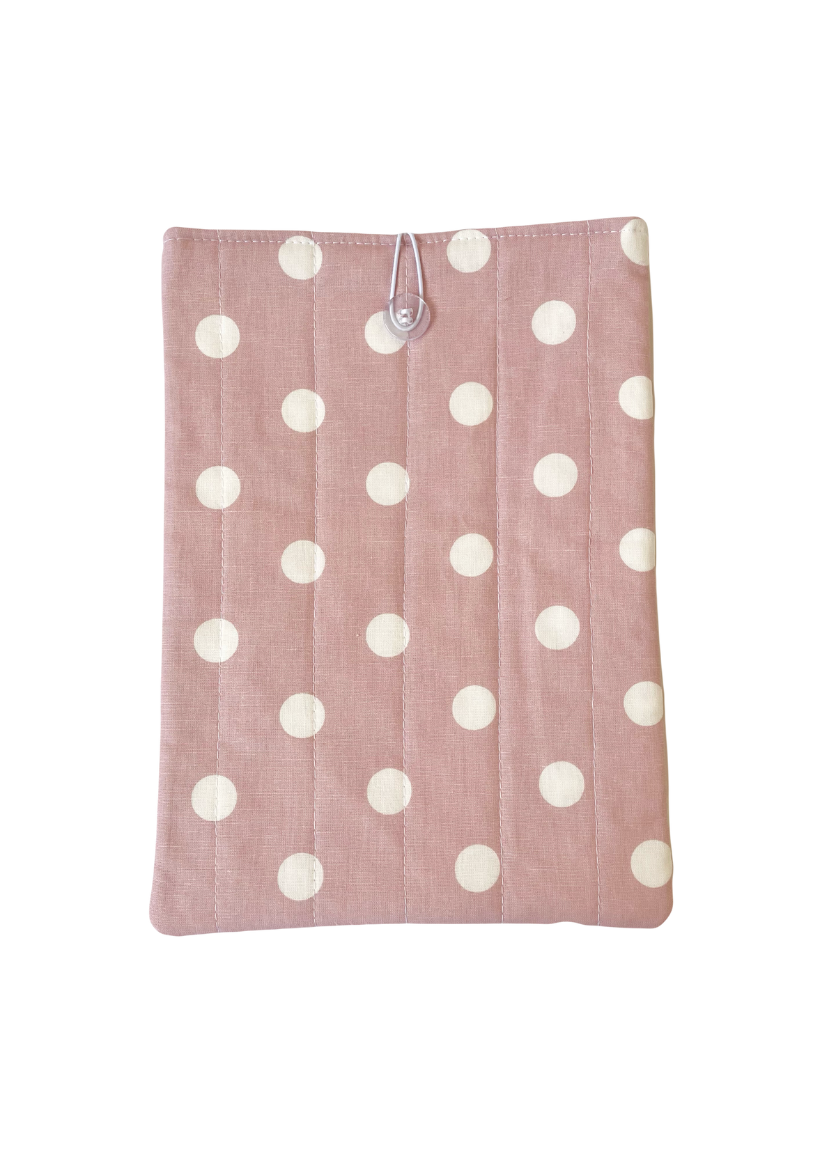 Pink Polka Dot Large Book Sleeve